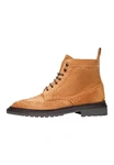 Henry Stevens Winston Businessschuh Schnürboots Herrenstiefel Braun/Beige