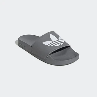 adidas Originals LITE ADILETTE Badesandale Grau/Hellgrau/Dunkelgrau