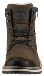 Rieker Winterboots mit komfortabler TEX-Ausstattung Schnürschuh Dunkelgrün/Khaki/Dunkelbraun