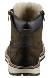 Rieker Winterboots mit komfortabler TEX-Ausstattung Schnürschuh Dunkelgrün/Khaki/Dunkelbraun