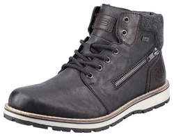Rieker Herren Schnürstiefel Winterboots schwarz