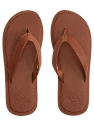 Quiksilver Molokai Nubuck Sandale Braun/Orange/Rot