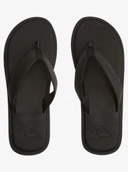 Quiksilver Molokai Nubuck Sandale Schwarz