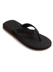 Quiksilver Molokai Nubuck Sandale Schwarz