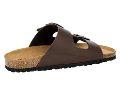 Lico Pantolette Bioline Man Dunkelbraun/Braun/Beige