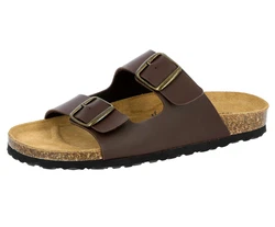 Lico Pantolette Bioline Man Dunkelbraun/Braun/Beige