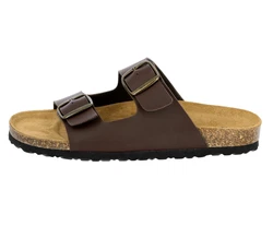 Lico Pantolette Bioline Man Dunkelbraun/Braun/Beige