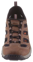 Rieker Slipper Trekking Schuh Braun/Dunkelbraun/Beige