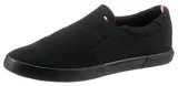 Schwarze Tommy Hilfiger Turnschuhe ohne Schnürsenkel image