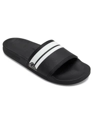 Quiksilver Rivi Slide Sandale Schwarz/Creme/Weiß