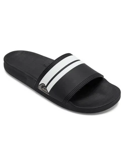 Quiksilver Rivi Slide Sandale Schwarz/Creme/Weiß