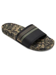 Quiksilver Rivi Slide Sandale Dunkelgrün