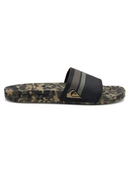 Quiksilver Rivi Slide Sandale Dunkelgrün