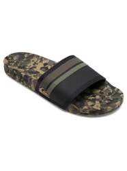 Quiksilver Rivi Slide Sandale Dunkelgrün