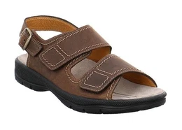 Riemchensandale, Sommerschuh, Klettschuh, Outdoorschuh, mit Kontrastnhten