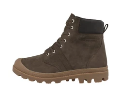Palladium Pallabrousse Cuff Wp+ Herren Schnürboots Braun/Dunkelbraun/Grau/Dunkelgrün/Khaki