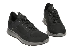 Ecco Exostride M Low GTX Slipper Schwarz/Dunkelgrau