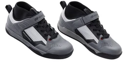 DOWNHILL FLAT Schuhe grau-schwarz Fahrradschuh