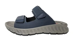 ELIAS Herren Pantolette NUBUK-GOFFRATO 11-38032-12 BLUE Clog