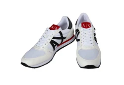 ARMANI EXCHANGE Herren Sneaker Low Schnür-Schuh Retro Logo Sneaker 