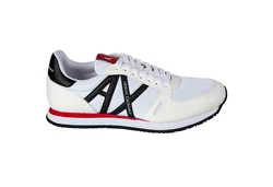 ARMANI EXCHANGE Herren Sneaker Low Schnür-Schuh Retro Logo Sneaker 