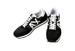 ARMANI EXCHANGE Herren Sneaker Low Schnür-Schuh Retro Logo Sneaker 