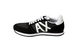 ARMANI EXCHANGE Herren Sneaker Low Schnür-Schuh Retro Logo Sneaker 