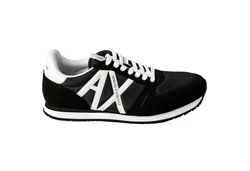 ARMANI EXCHANGE Herren Sneaker Low Schnür-Schuh Retro Logo Sneaker 