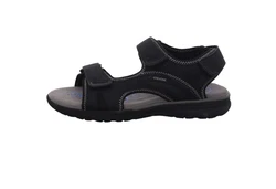 Geox Sandale SPHERICA Schwarz/Dunkelblau/Beige