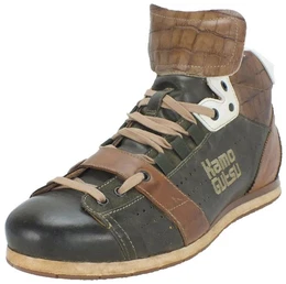 Herren Leder Sneaker Sneaker Wechselfussbett