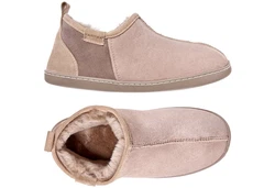 Vanuba Herren Hausschuh DORPER Lila/Beige/Braun