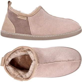 Vanuba Herren Hausschuh DORPER Lila/Beige/Braun