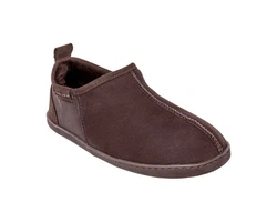 Vanuba Herren Hausschuh DORPER Dunkelbraun/Braun/Bordeaux/Dunkelrot