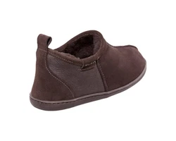 Vanuba Herren Hausschuh DORPER Dunkelbraun/Braun/Bordeaux/Dunkelrot