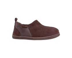 Vanuba Herren Hausschuh DORPER Dunkelbraun/Braun/Bordeaux/Dunkelrot