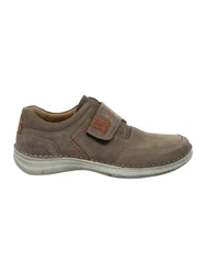 Josef Seibel Slipper Klettschuh Khaki/Dunkelbraun/Braun/Beige/Grau