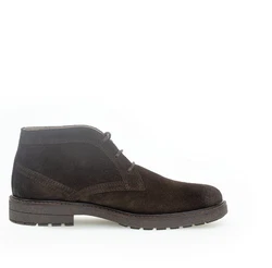 Pius Gabor Schnürstiefelette Dunkelbraun/Braun/Dunkelgrün