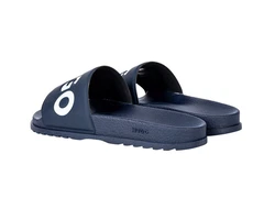 HUGO Match it Slide Pantolette Dunkelblau/Blau/Lila