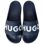 HUGO Match it Slide Pantolette Dunkelblau/Blau/Lila