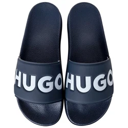 HUGO Match it Slide Pantolette Dunkelblau/Blau/Lila