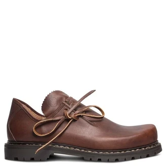 Original Haferl Ludwig Schnürschuh Braun/Dunkelbraun