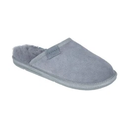 Herren Lammfellpantoffel grau Pantoffel (1 Paar, 1 Paar) aus echtem Lammfell