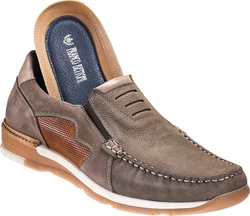 Franco Bettoni Mokassin Grau/Braun/Beige/Khaki