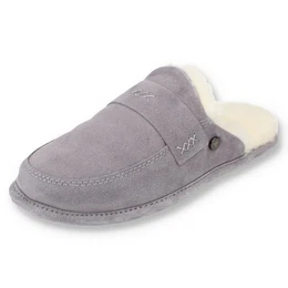 ABBY Damen Hausschuh Echtleder Httenschuhe/Winter-Hausschuhe/Gefttert