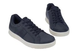 Ecco Schnürschuh Sneaker Blau/Dunkelblau/Hellblau