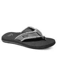 Quiksilver MONKEY ABYSS Sandale Dunkelgrau/Silber/Grau/Creme/Hellgrau