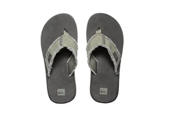 QUIKSILVER Zehentrenner Monkey Abiss Dunkelgrün/Creme/Dunkelgrau/Grau/Hellgrau/Beige/Khaki/Braun