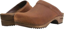 Wood-Christian Open Clog