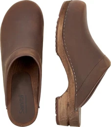 Wood-Christian Open Clog