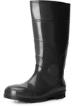 Ladeheid Herren PVC Gummistiefel LA-914 Schwarz/Grau